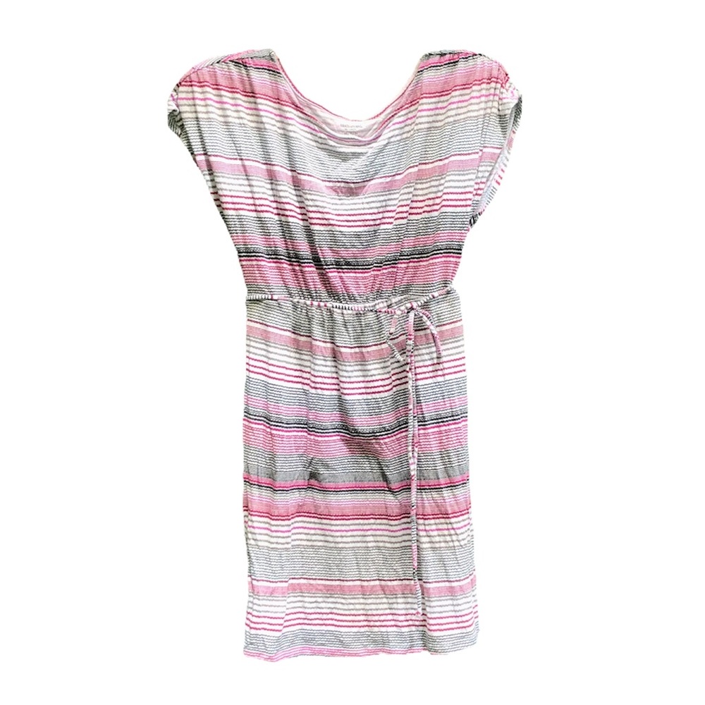 Motherhood Maternity Comfy Tunic Top - Ruched Sleeves & Waist - M